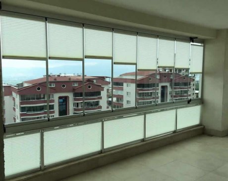 PLİSE PERDE  VE CAM BALKON  ÇALIŞMAMIZ.....